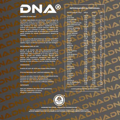 Imagen 2 del producto PROTEÍNA DNA® - ABSOLUTAMENTE PURA - RECARGA - 1KG
