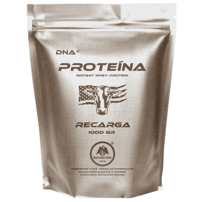 NUTRICION CHILE DNA - PROTEÍNA DNA® - SABOR CHOCOLATE - RECARGA - 1KG