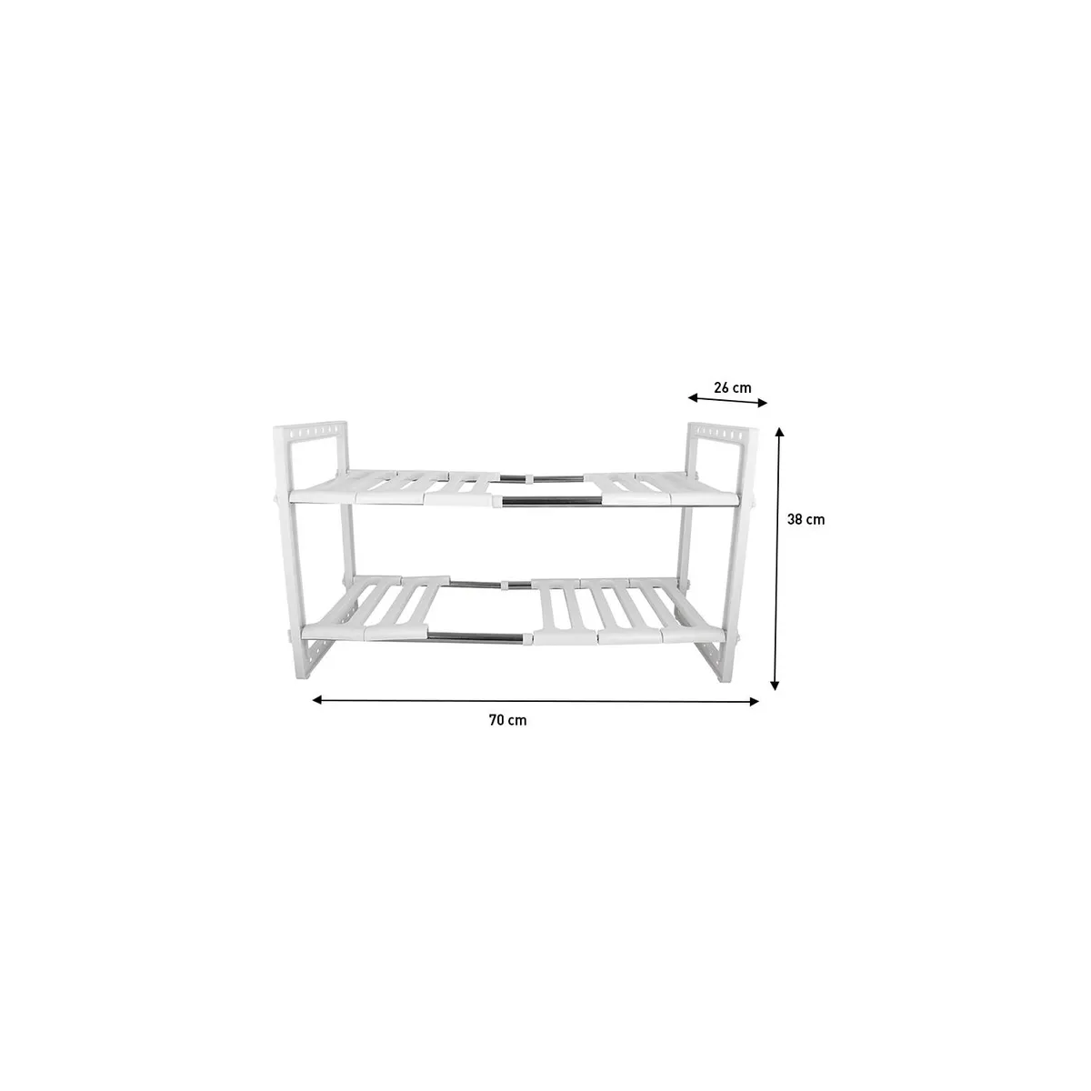 GENERICO - Organizador De Ollas Lavaplatos Estante Multiuso