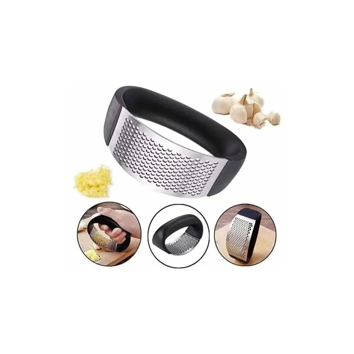 GENERICO - Prensa De Ajos Machacador Triturador Ajos Cocina
