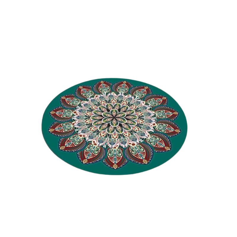 GENERICO - Alfombras Redondas Antideslizantes Diseño 3D 150x150cm