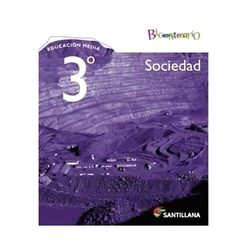TOP10BOOKS - TEXTO SOCIEDAD 3º MEDIO / SANTILLANA / SANTILLANA