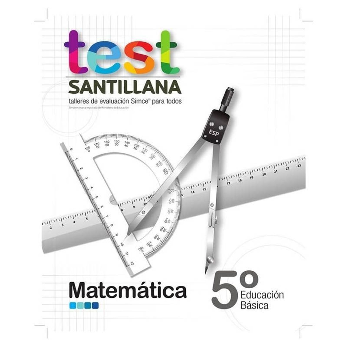 TOP10BOOKS - TEXTO Test 5 Básico Matematicas - Santillana