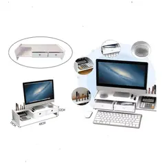 GENERICO - Estante Para Pantalla De Monitor De Ordenador Computador