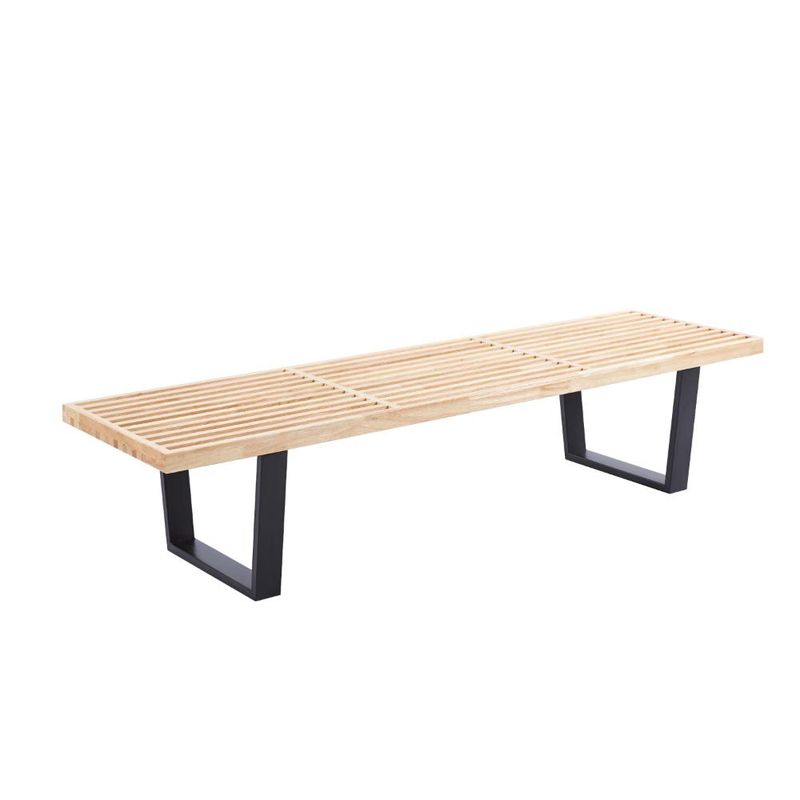 KLIK - Banqueta de Madera y Metal George Nelson 160cm KLIK