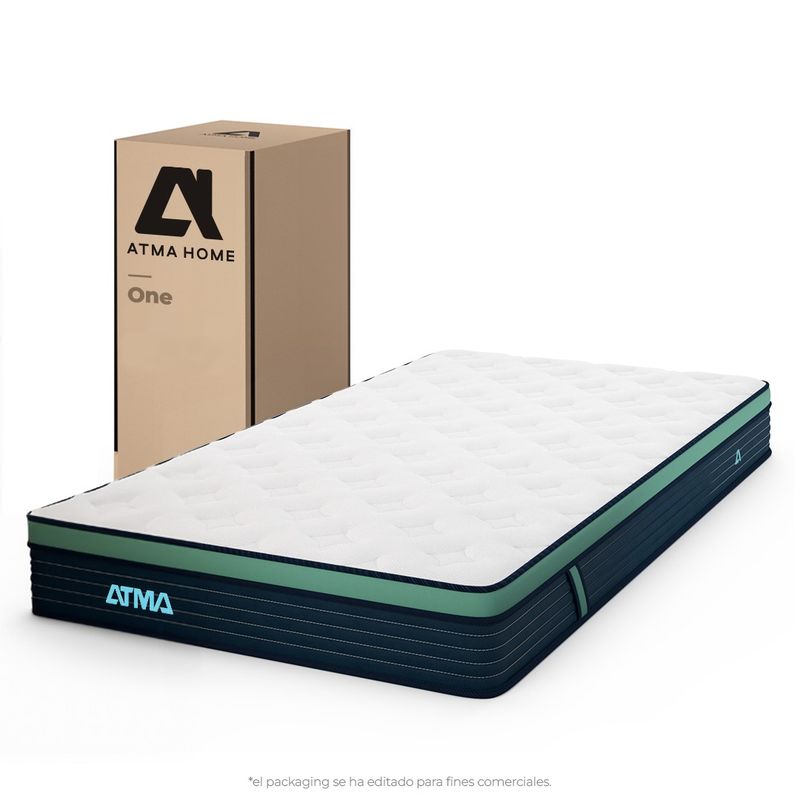 ATMA - Colchon De Espuma Atma One 1 Plaza 90x190x20 Cm