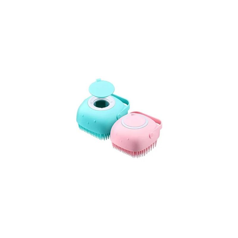 GENERICO - Cepillo Corporal de Silicona con Dispensador de Jabon