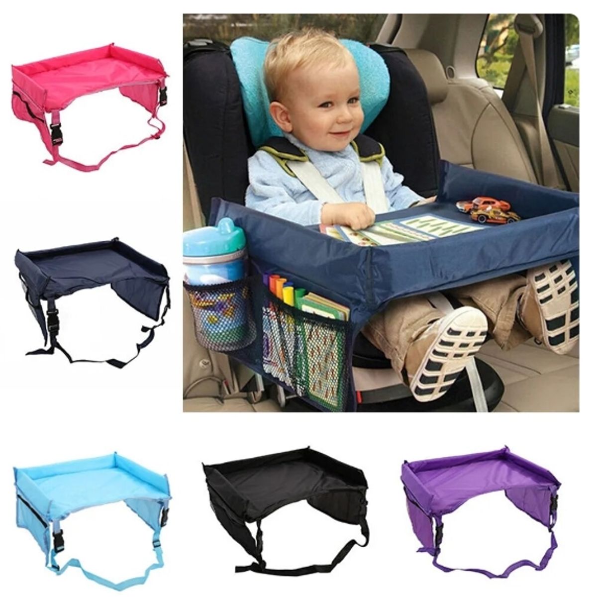 GENERICO - Mesa De Viaje Sillas Para Niños Y Bebes Autos