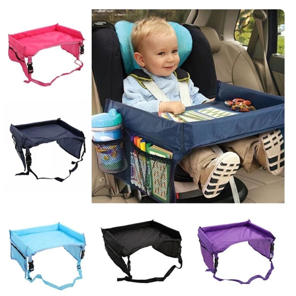 GENERICO - Mesa De Viaje Sillas Para Niños Y Bebes Autos