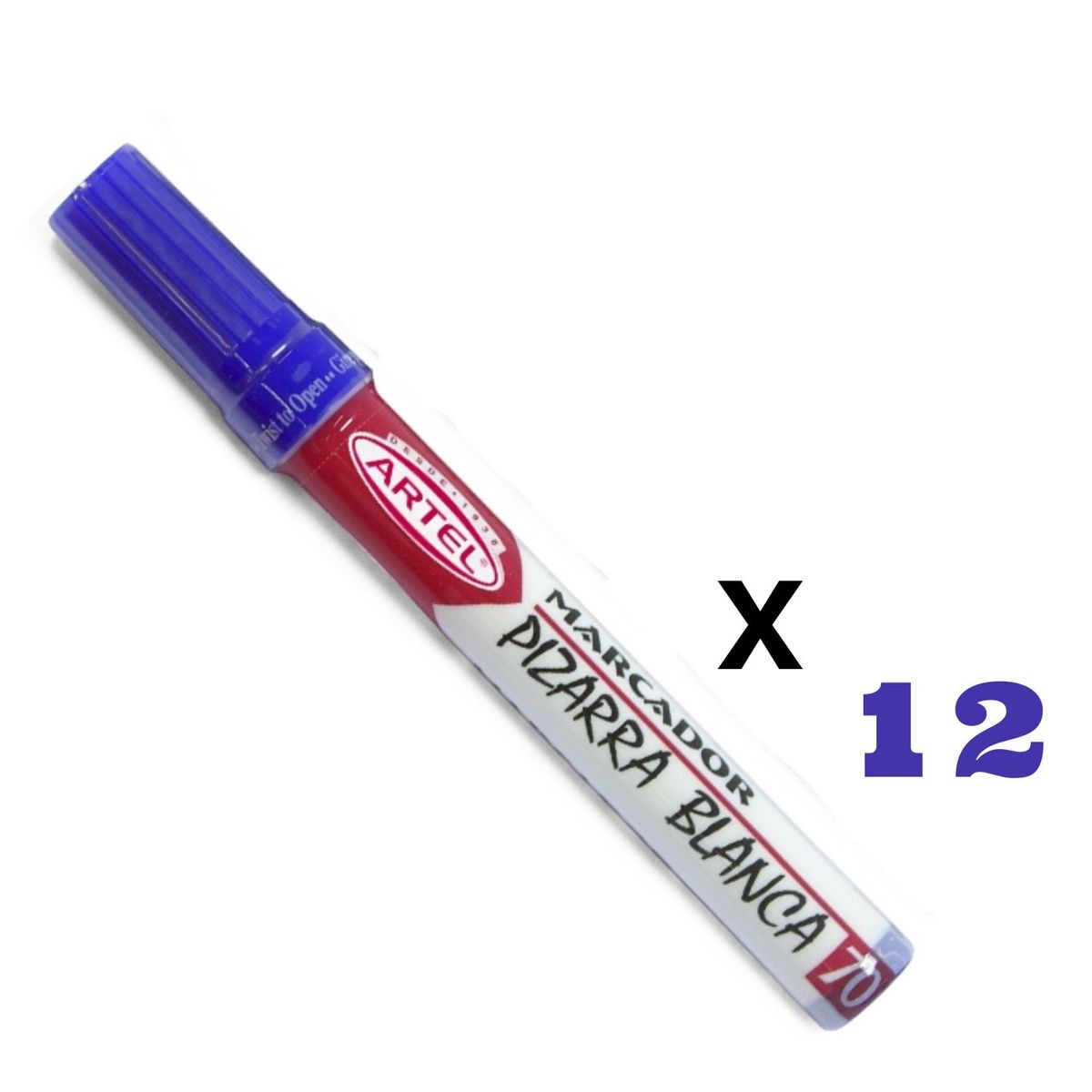 ARTEL - Plumón  Artel Pizarra S-70 azul x12ud