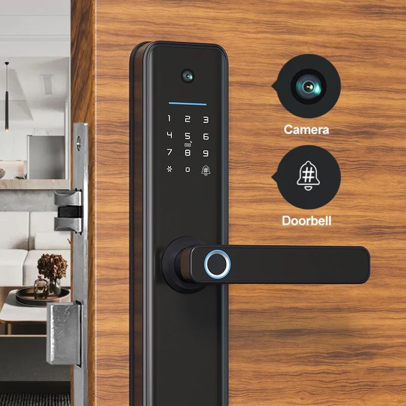 GENERICO - Cerradura Inteligente Pantallacámara Hd Wifi Tuya Smart App