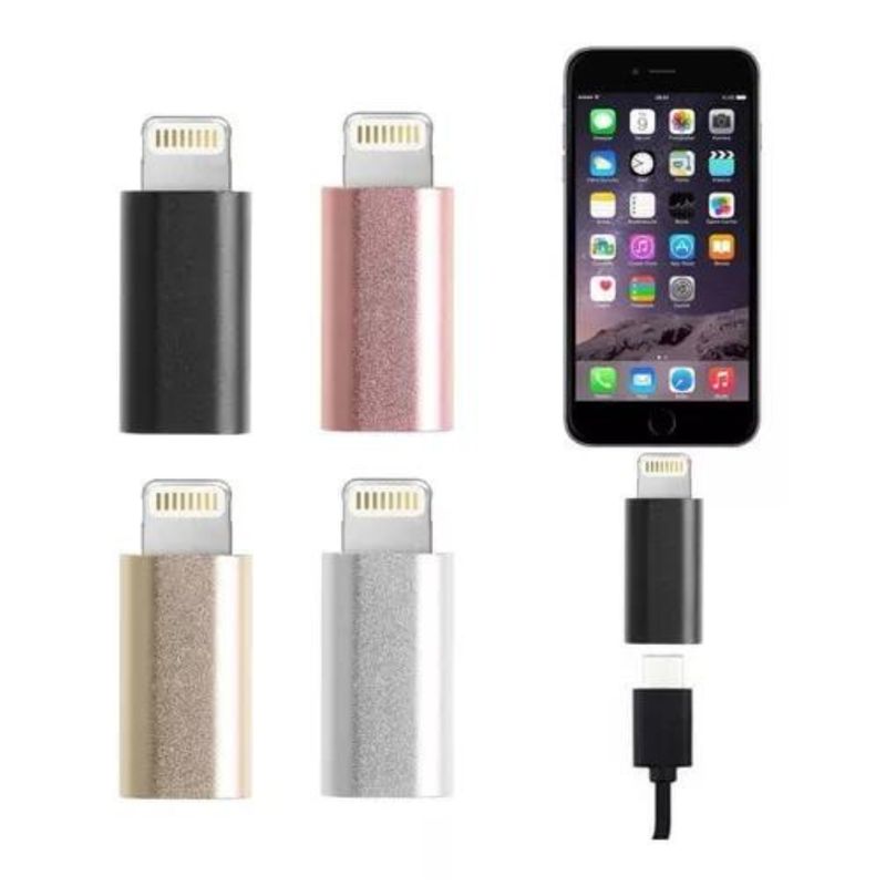 GENERICO - Adaptador De Hembra Tipo C A Macho iPhonelinghtning