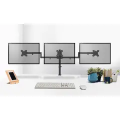 BRASFORMA - Soporte Para 3 Monitores 13" A 27" Articulado 24Kg Máx.