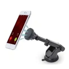 GENERICO - Soporte Magnético Celular Auto Ventosa Iman Brazo Extensible
