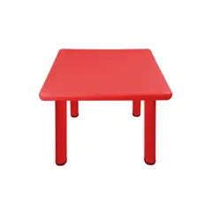 JUGUETON - Mesa Infantil Cuadrada Roja