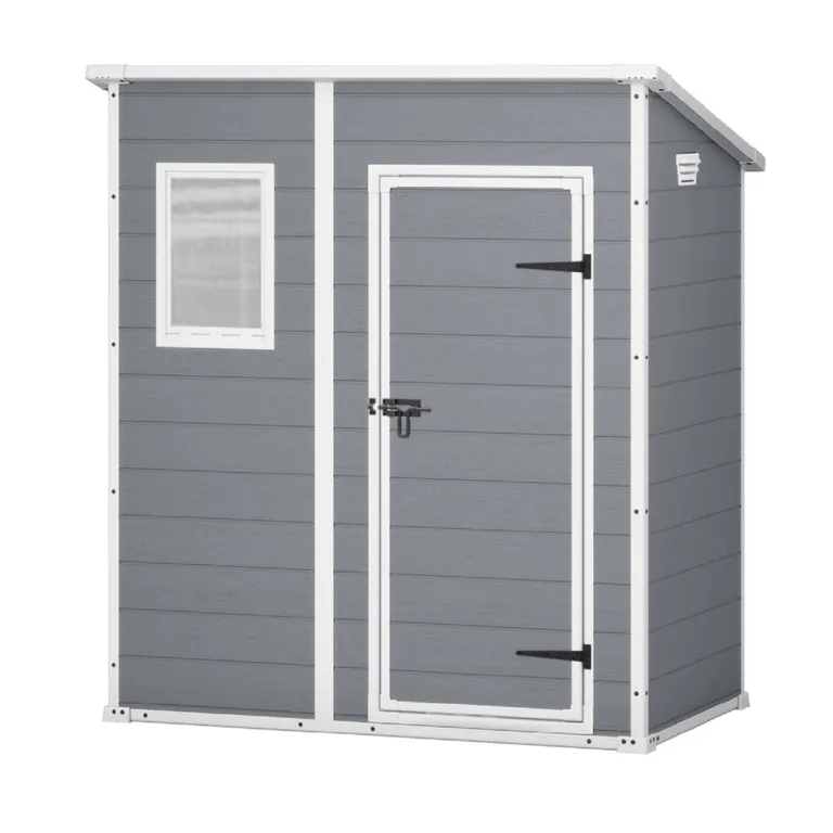 Bodega De Jardin Manor Pent 6x4 - 200x183x111 Cm - Gris oscuro