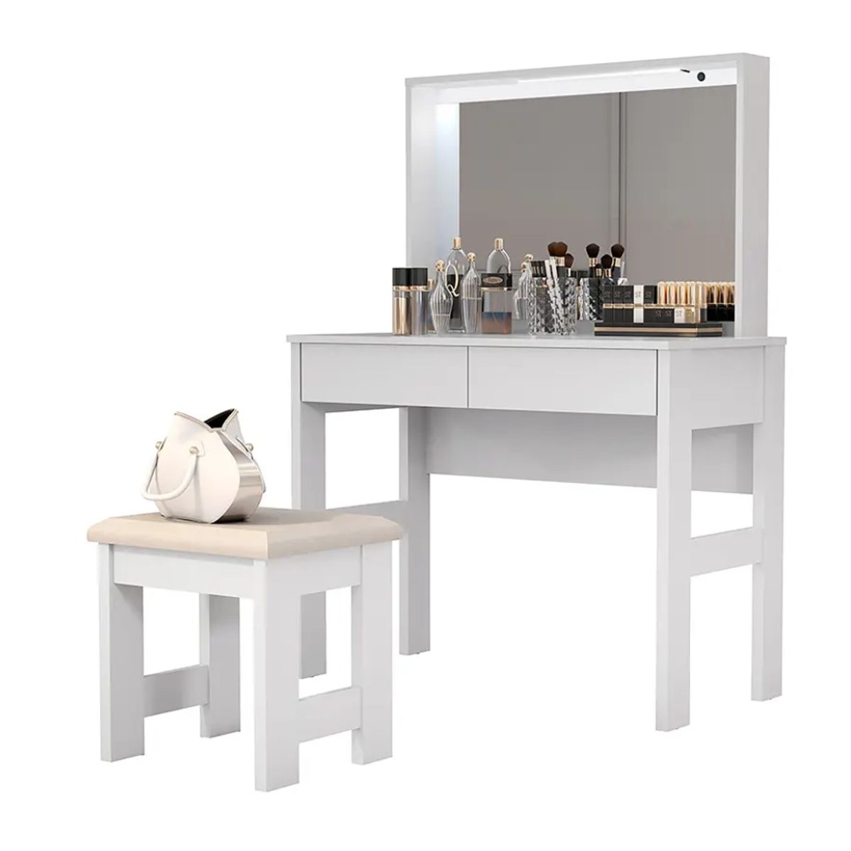 BE DESIGN - TOCADOR CON ESPEJO BE BLANCO - BE DESIGN - JB7500-BL