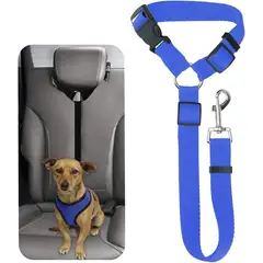 GENERICO - Cinturón De Seguridad Auto Perro Correa Cinturón 2 En 1