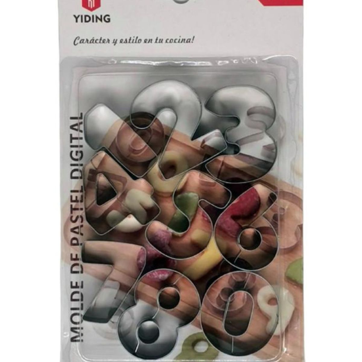 OEM - Juego 09 Piezas Cortadores De Galletas Con Números De Acero Inoxidable