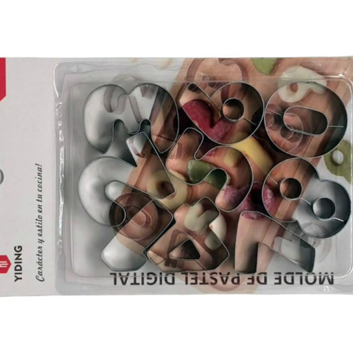 OEM - Juego 09 Piezas Cortadores De Galletas Con Números De Acero Inoxidable