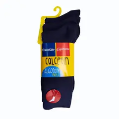 CAFFARENA - Calcetines escolar unisex pack x3