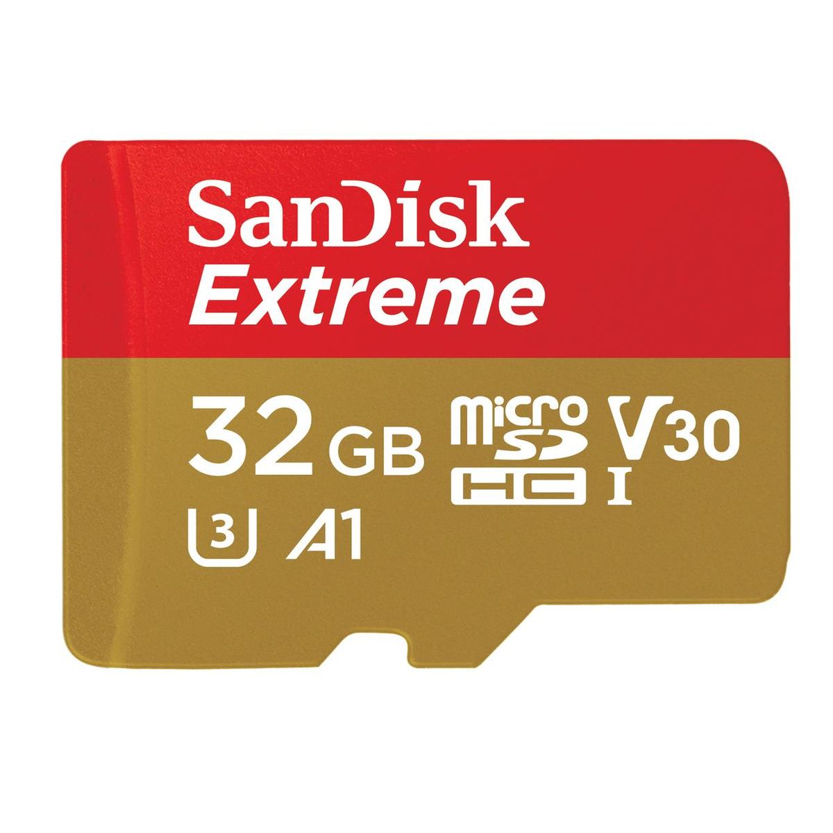 SANDISK - Memoria Flash Extreme 32 GB MicroSDHC UHS-I Clase 10