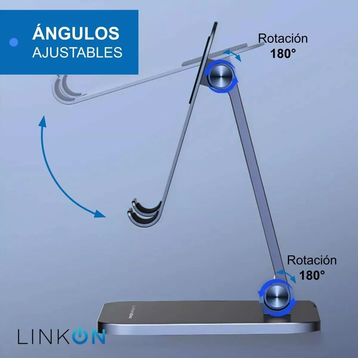 GENERICO - Soporte Base Porta Celular Para iPad Tablet Escritorio