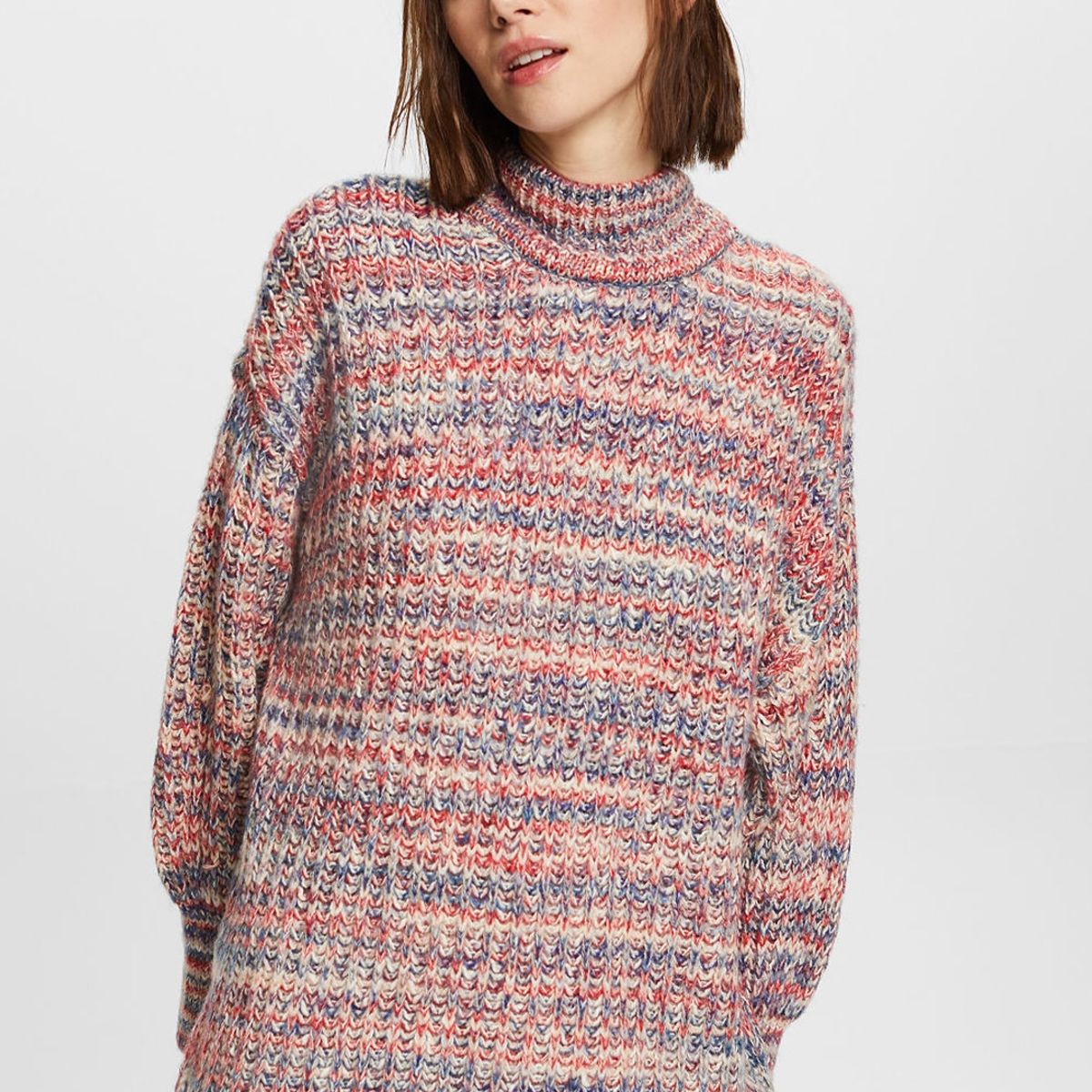 ESPRIT - Sweater de cuello alto y hombros caídos Mujer Esprit ESPRIT