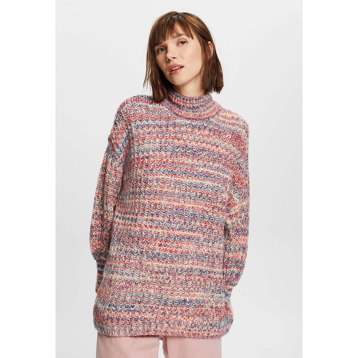 ESPRIT - Sweater de cuello alto y hombros caídos Mujer Esprit ESPRIT