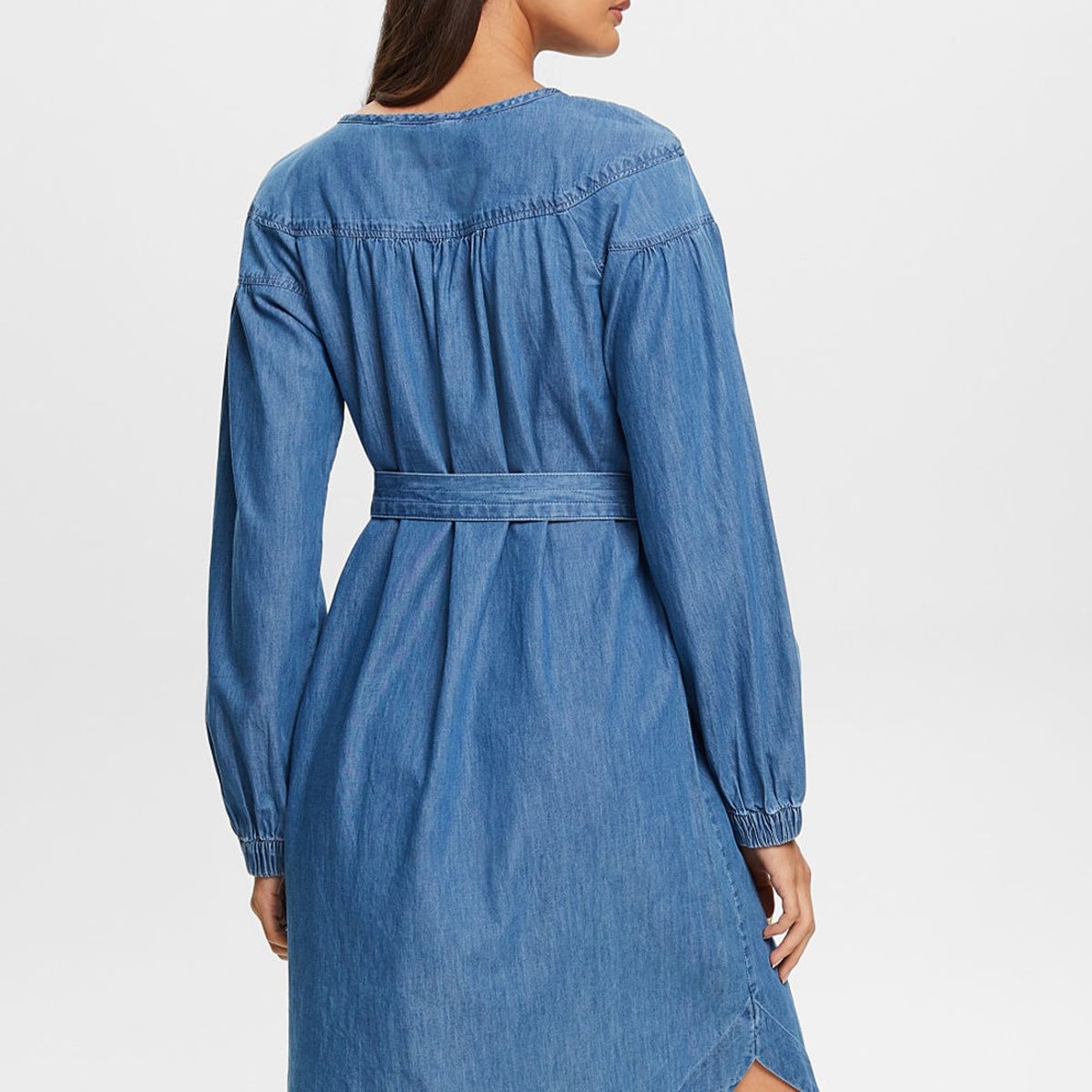 ESPRIT - Vestido de mezclilla con escote abierto Mujer Esprit ESPRIT