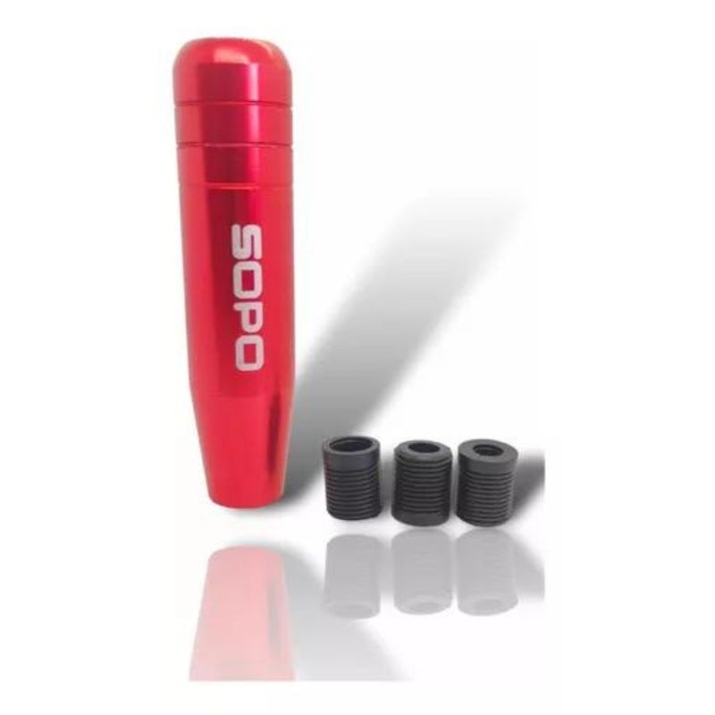 GENERICO - Pomo Palanca De Cambio  Adaptadores Universales ROJO