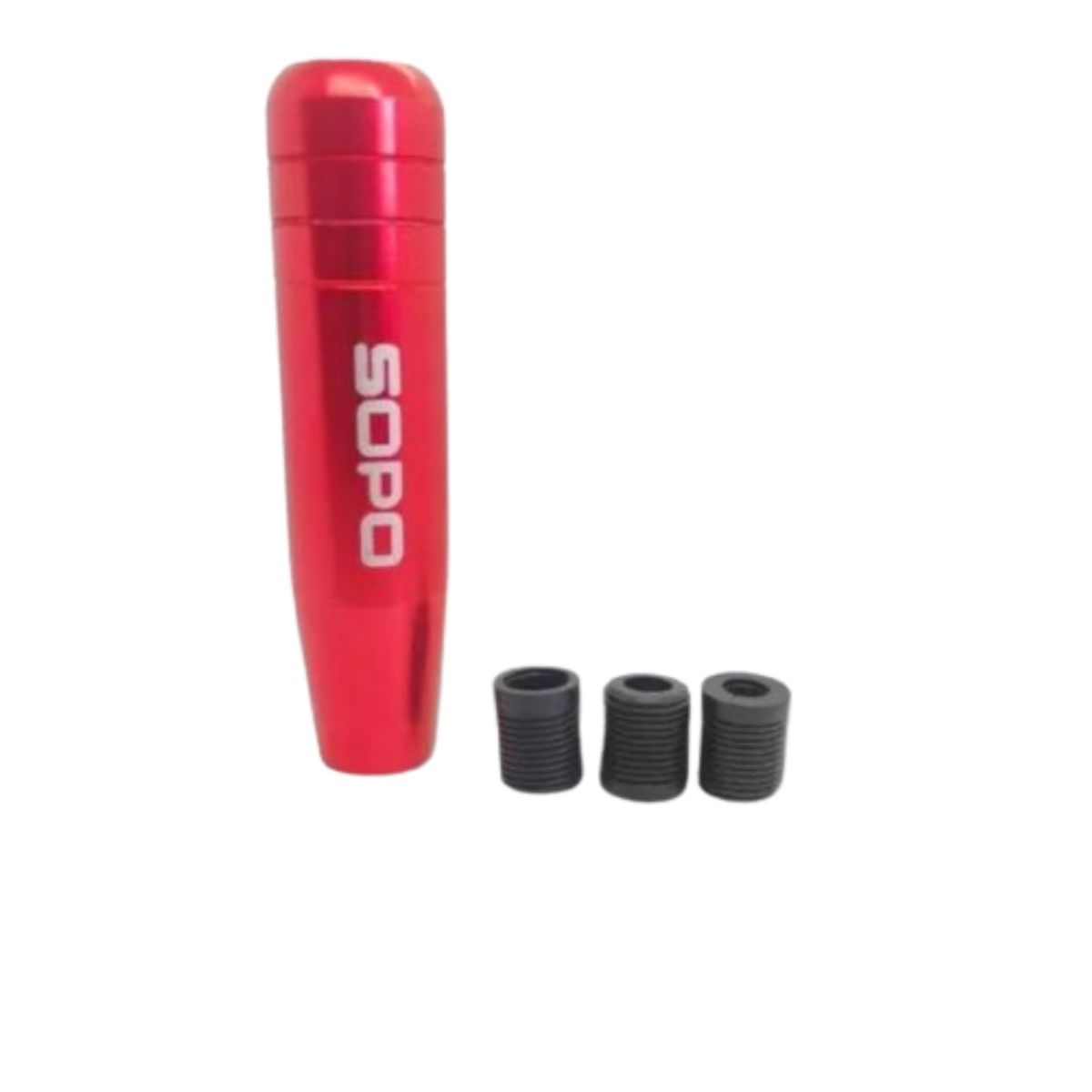 GENERICO - Pomo Palanca De Cambio  Adaptadores Universales ROJO