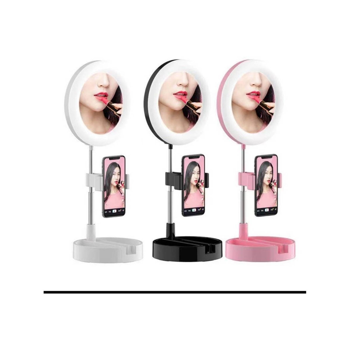 GENERICO - Espejo Maquillaje Multiproposito Con Luz Led Y Aumento