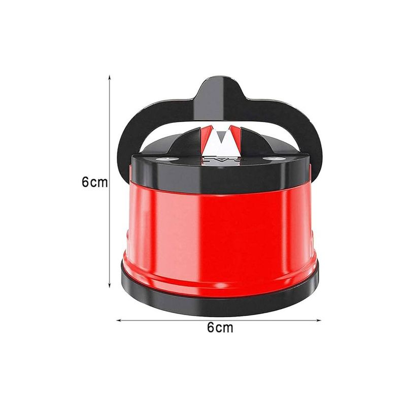 GENERICO - Mini Afilador Cuchillos Ventosa Antideslizante