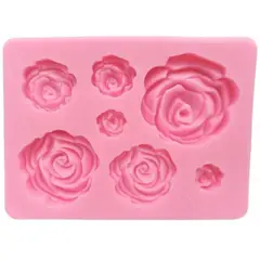 GENERICO - Rosas Para Decorar Pasteles Chocolate Fondant Repostería