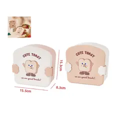 GENERICO - ENVASE LONCHERA PARA SANDWICH 155X153X8X5CM