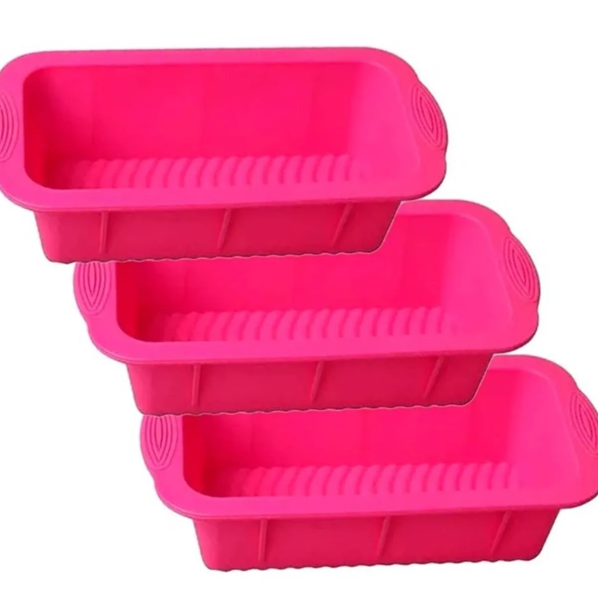 GENERICO - Moldes De Silicona Para Hornear Pan Rectangular