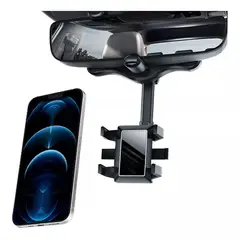 GENERICO - Soporte Celular Auto Porta Espejo Retrovisor Girar 360 Grado