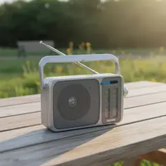 DAEWOO - Radio Recargable Portátil AM FM Dos Bandas DI-T220
