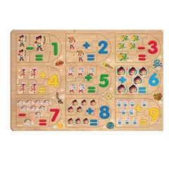 GENERICO - Juego De Mesa Toyng Educativo Puzzle Numeros Pirata Jack