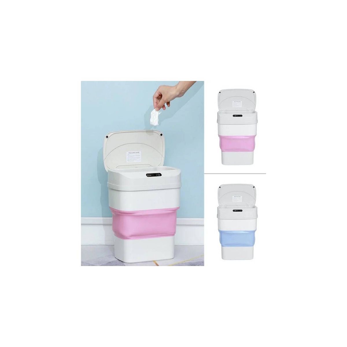 GENERICO - Papelero Automático Basurero Inteligente Sensor Rosado