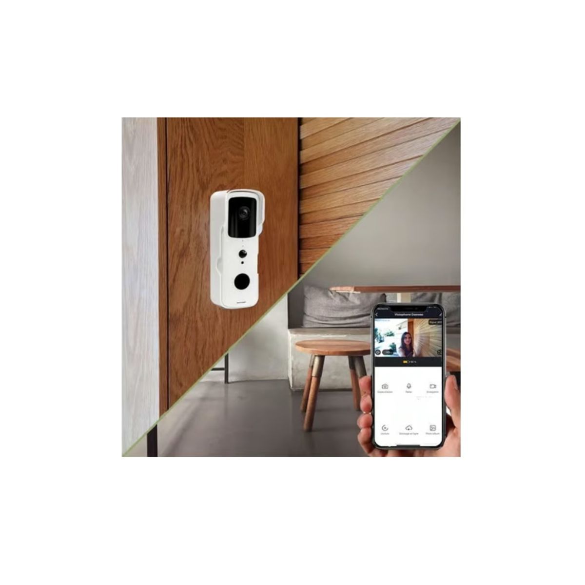 DAEWOO - Portero Electrico Inteligente Inalámbrico DAEWOO DB501W