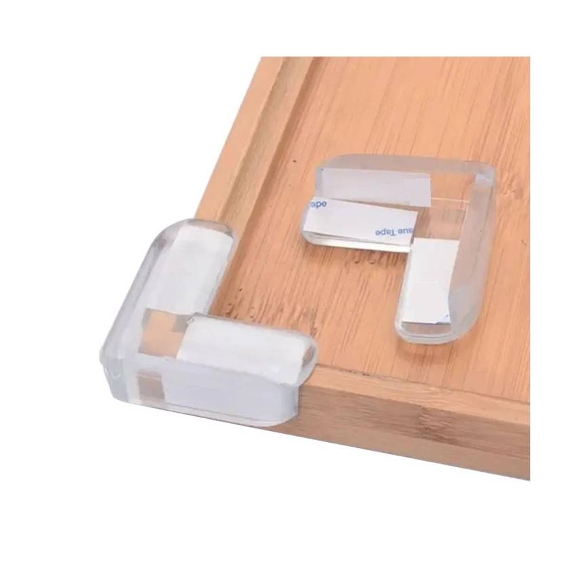 CARIBEE - Protector De Esquinas Bebé Silicona Seguridad Transparente