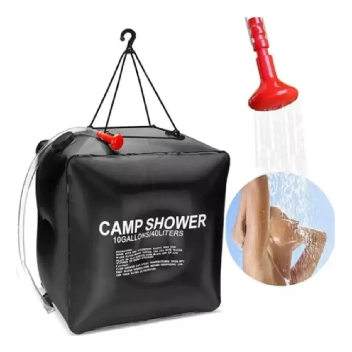 GENERICO - Duchas Portátil Solar 40lts Camping Playa Trekking Outdoor