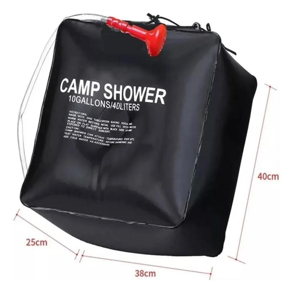 GENERICO - Duchas Portátil Solar 40lts Camping Playa Trekking Outdoor