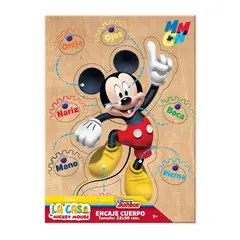 GENERICO - Juego De Mesa ENCAJE 7 BOTONES CUERPO Mickey.