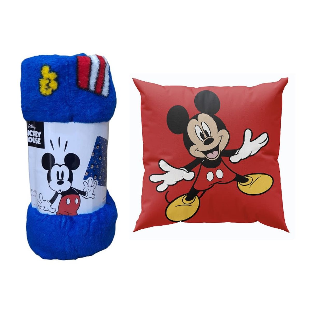 OEM - PACK MANTA CORAL 127x152 + COJIN 40x40 MICKEY MOVIE