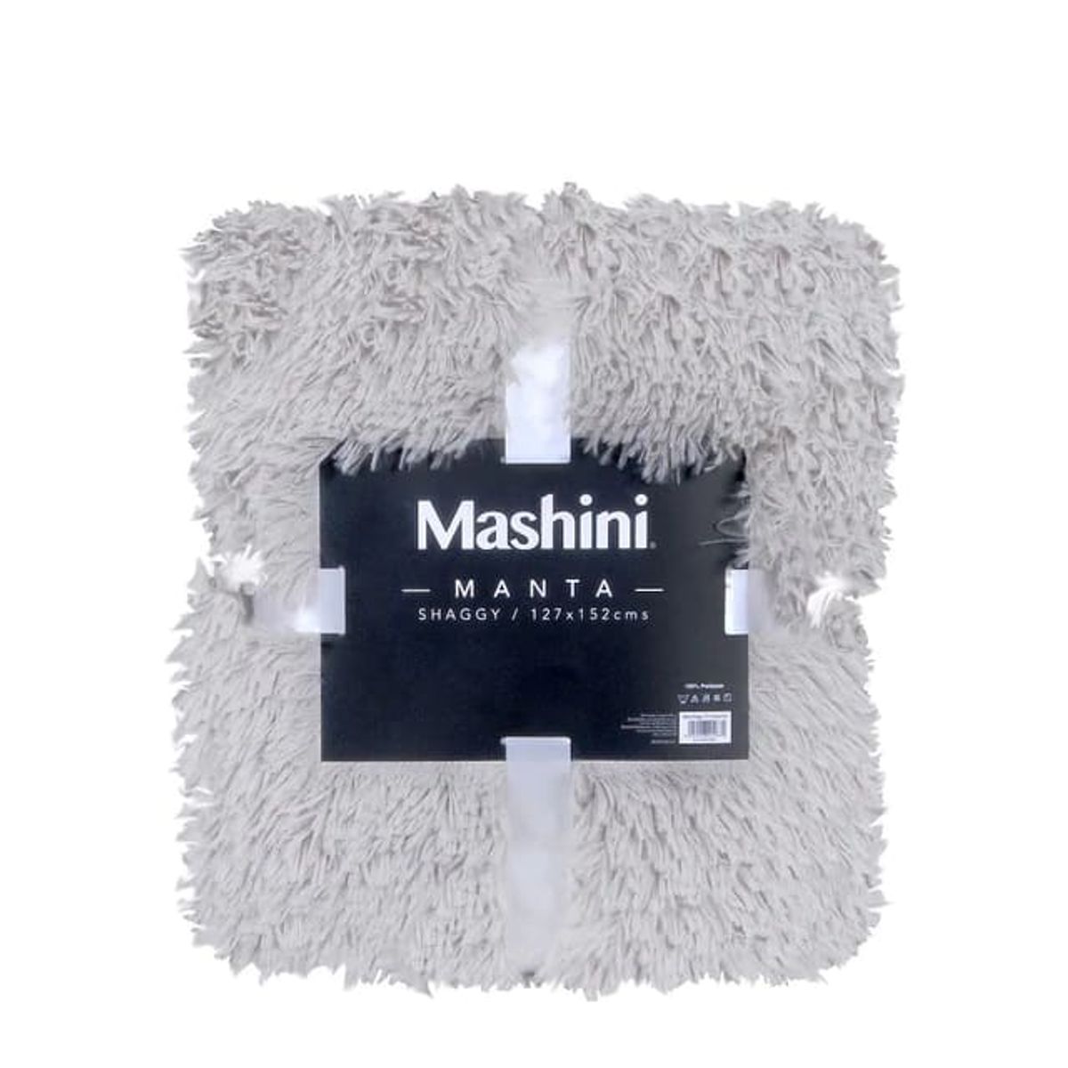 OEM - MANTA SHAGGY MASHINI 127x152CM GRIS