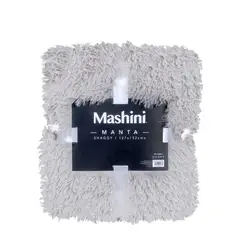 OEM - MANTA SHAGGY MASHINI 127x152CM GRIS