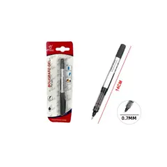GENERICO - BOLIGRAFO TINTA GEL NEGRO 1 PCS 0.7MM - 12 UNID